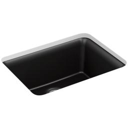 Cairn 24-1/2" Undermount Single Bowl Neoroc Granite Composite Kitchen Sink with Bottom Sink Rack - kohler-28001-cm1@2x.jpg