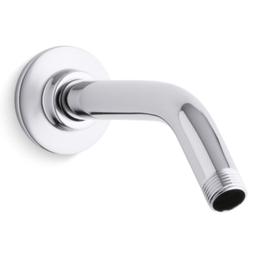 MasterShower 7-1/2" Wall Mounted Shower Arm and Flange - kohler-7397-cp@2x.jpg