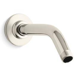 MasterShower 7-1/2" Wall Mounted Shower Arm and Flange - kohler-7397-sn@2x.jpg