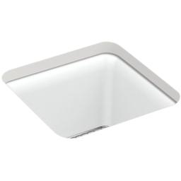Cairn 15-1/2" Undermount Single Bowl Stone Neoroc Granite Composite Bar Sink with Bottom Sink Rack - kohler-8223-cm6@2x.jpg