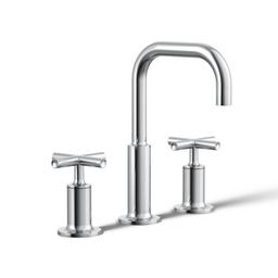 Purist 1.2 GPM Widespread Bathroom Faucet with Pop-Up Drain Assembly - kohler-k-14406-3-cp-106470@2x.jpg