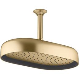 Statement Oblong 14" Single Function 2.5 GPM Rainhead with MasterClean Sprayface and Katalyst Air-Induction Technology - kohler-k-26294-2mb-8936578@2x.jpg