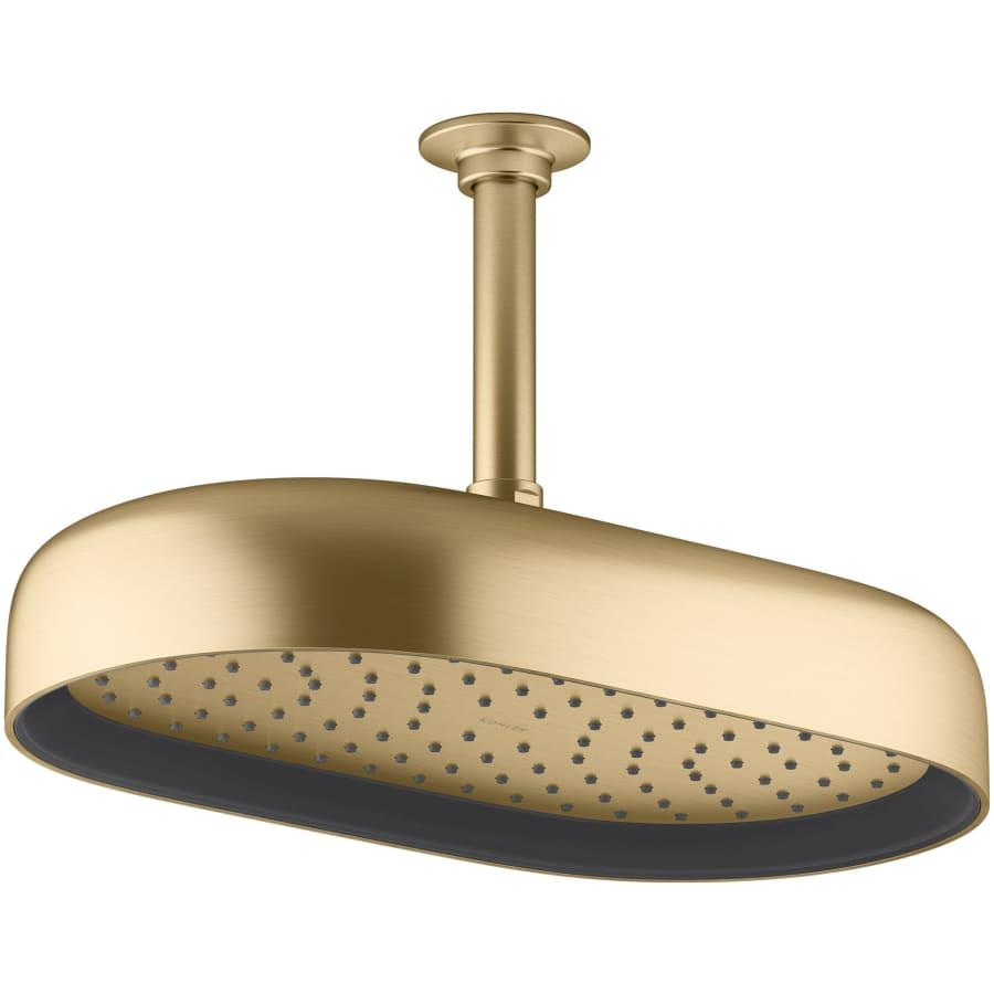 Statement Oblong 14" Single Function 2.5 GPM Rainhead with MasterClean Sprayface and Katalyst Air-Induction Technology - kohler-k-26294-2mb-8936578@2x.jpg