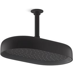 Statement Oblong 14" Single Function 2.5 GPM Rainhead with MasterClean Sprayface and Katalyst Air-Induction Technology - kohler-k-26294-bl-8936578@2x.jpg