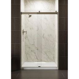 Levity 74" High x 47-5/8" Wide Bypass Semi Frameless Shower Door with Clear Glass - kohler-k-706008-l-mx-1250727@2x.jpg