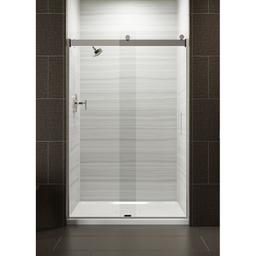 Levity 74" High x 47-5/8" Wide Bypass Semi Frameless Shower Door with Clear Glass - kohler-k-706008-l-sh-1250727@2x.jpg