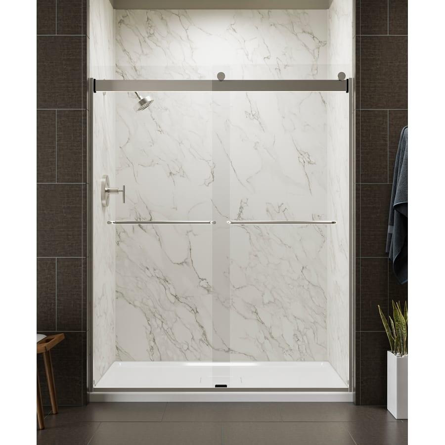 Levity 74" High x 59-5/8" Wide Bypass Frameless Shower Door with Clear Glass - kohler-k-706015-l-mx-1250727@2x.jpg