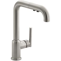 Purist 1.5 GPM Single Hole Pull Out Kitchen Faucet - kohler-k-7505-vs-603@2x.jpg