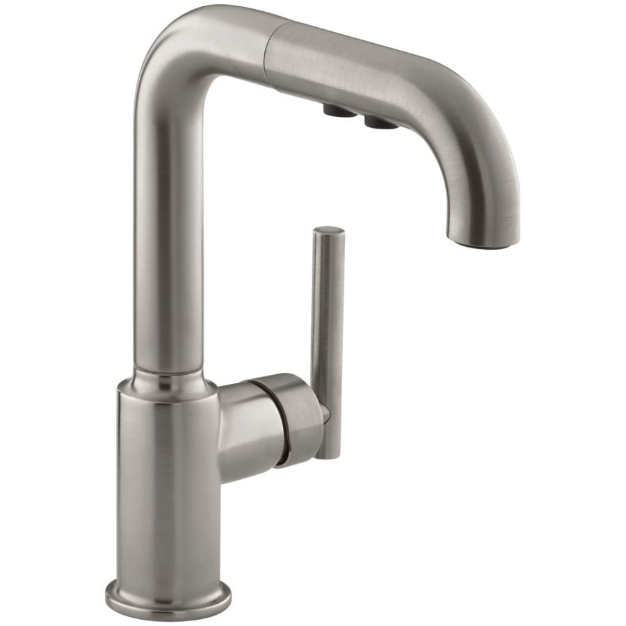 Purist 1.5 GPM Single Hole Pull Out Kitchen Faucet - kohler-k-7506-vs-607@2x.jpg
