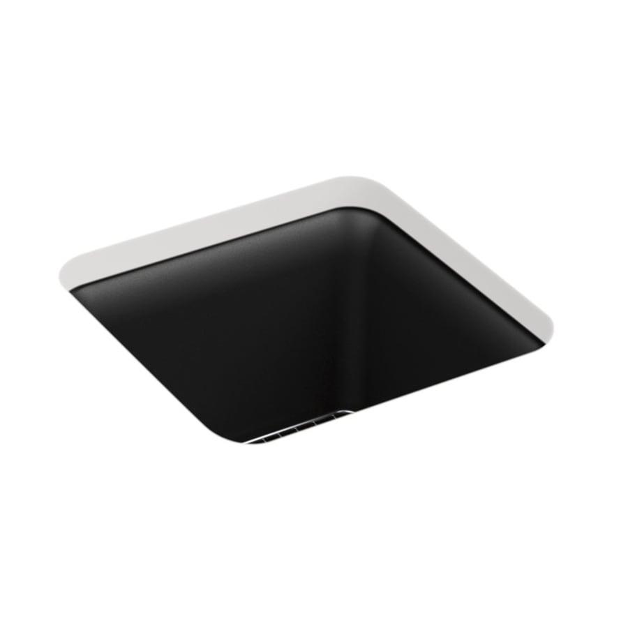 Cairn 15-1/2" Undermount Single Bowl Stone Neoroc Granite Composite Bar Sink with Bottom Sink Rack - kohler-k-8223-cm1@2x.jpg