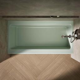 Bellwether Bath Tub 60" L x 30 1/4" W Cast Iron Soaking for Three Wall Alcove Installations with Integral Apron and Right Drain - kohler-k-838-alternate-image-839@2x.jpg