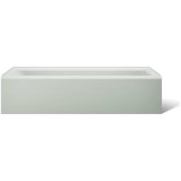 Bellwether Bath Tub 60" L x 30 1/4" W Cast Iron Soaking for Three Wall Alcove Installations with Integral Apron and Right Drain - kohler-k-838-alternate-image-840@2x.jpg