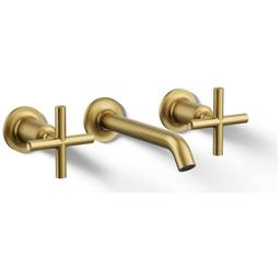 Purist 1.2 GPM Wall Mounted Widespread Bathroom Faucet - kohler-k-t14413-3-2mb-8661310@2x.jpg