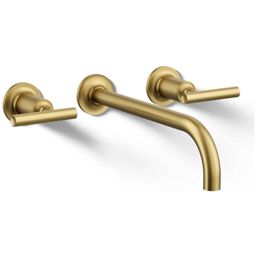 Purist 1.2 GPM Wall Mounted Widespread Bathroom Faucet - kohler-k-t14414-4-2mb-8661310@2x.jpg