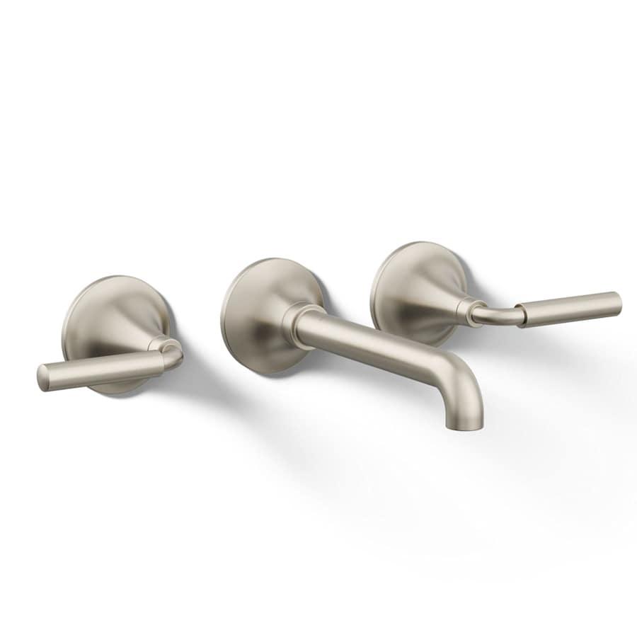 Tone 1.2 GPM Wall Mounted Widespread Bathroom Faucet - kohler-k-t26439-4-bn-1818201@2x.jpg