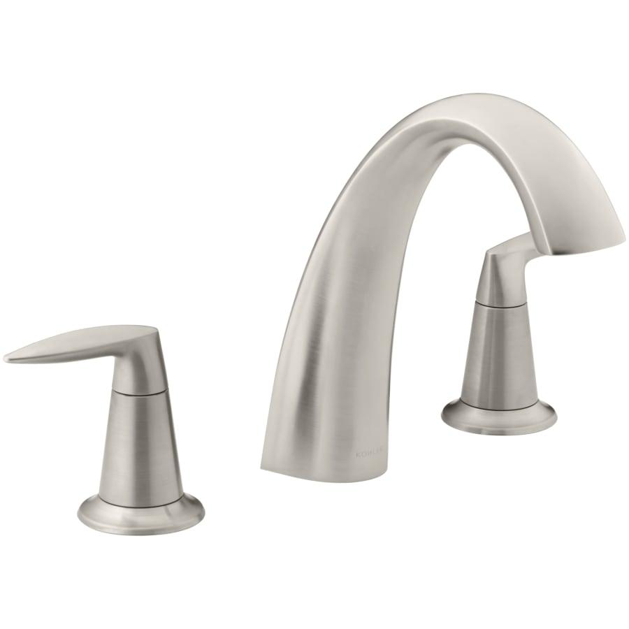 Alteo Double Handle Deck Mounted Roman Tub Filler Less Valve with High Arch Non-Diverter Tub Spout - kohler-k-t45115-4-bn-454@2x.jpg