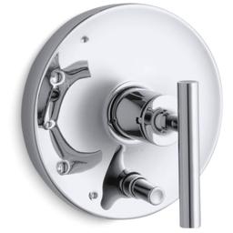 Purist Two Function Pressure Balanced Valve Trim Only with Single Lever Handle and Integrated Diverter - Less Rough In - kohler-t14501-4-cp@2x.jpg