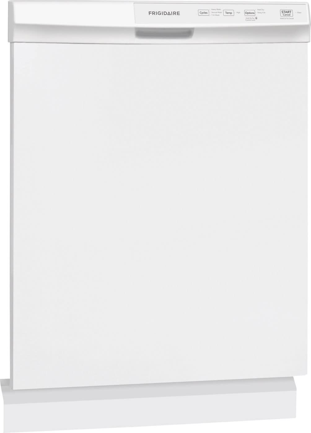 Frigidaire 24 In. in. Front Control Built-In Tall Tub Dishwasher in White with 3-Cycles, 55 dBA - koncxczrplyl33cuh3st@2x.jpg