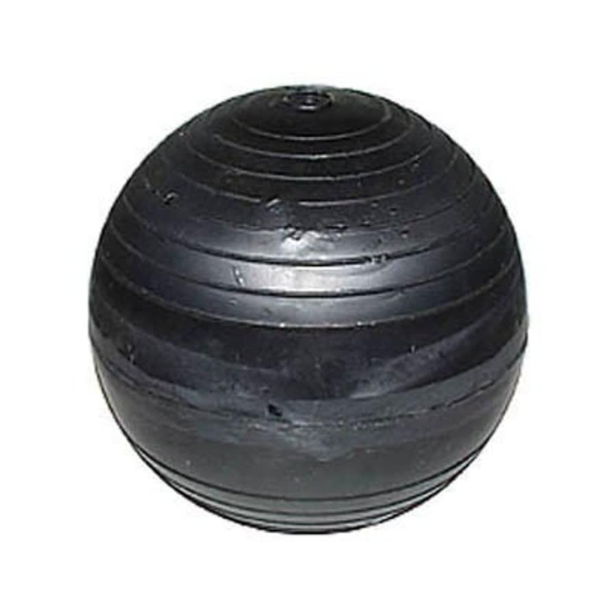 Float Ball, 6 in Dia, 1/4-20 Thread, Plastic/Polystyrene