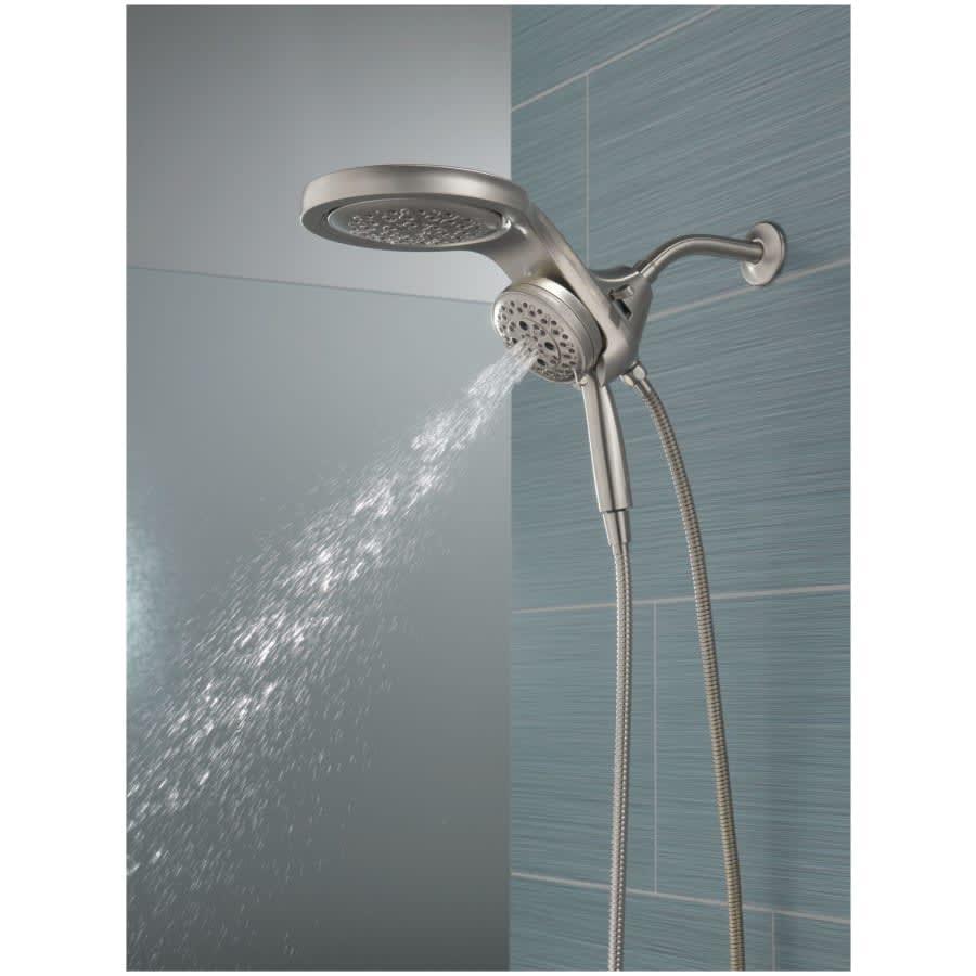 Universal Showering Round 2.5 GPM Multi Function 2-in1 In2ition Shower Head and Hand Shower with Touch Clean, H2Okinetic and MagnaTite Technology - kq4rjwftf29ak3loynrd@2x.jpg