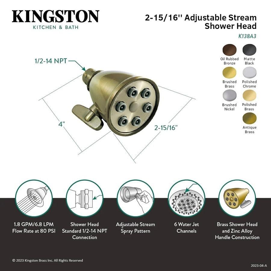 Multi Function Shower Head, 2-5/16 in Dia, 1.8 gpm, Polished Chrome - kqwzuzwyxm9t9r4xa5wf@2x.jpg