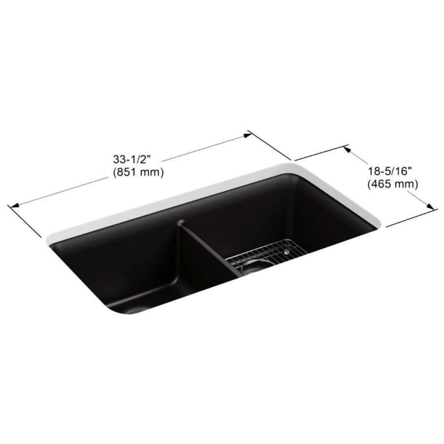 Cairn 33-1/2" Undermount Double Equal Bowl Neoroc Granite Composite Kitchen Sink with Right Sink Rack Included - kr2ye9kx3xopnqruaex7@2x.jpg