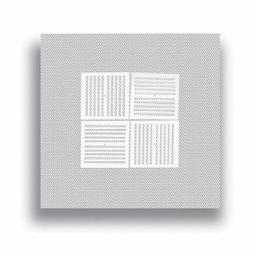 Lay-In Fixed Perforated Face Diffuser, 4-Way, Steel, White - krc9lo6twizkizkk1aor@2x.jpg