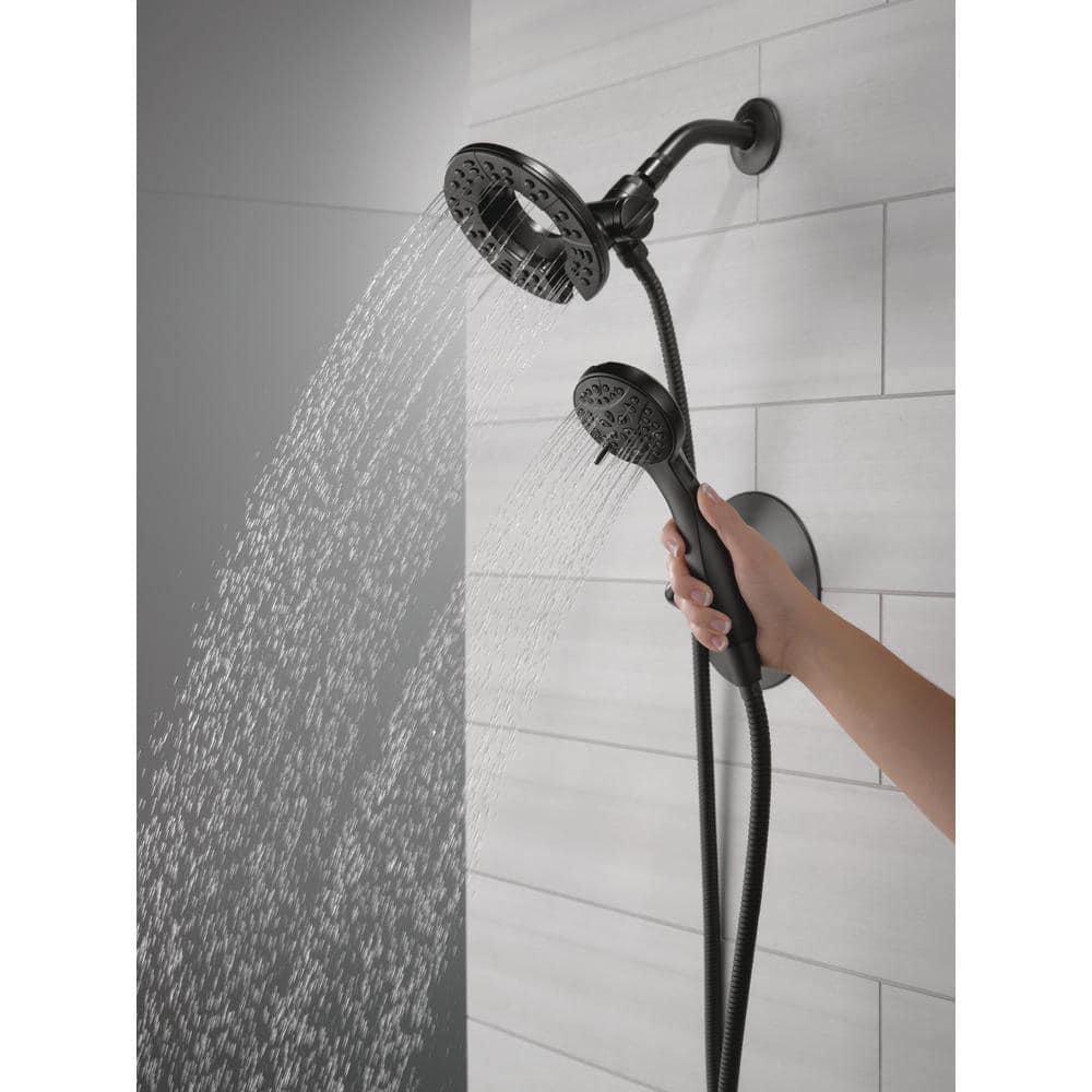 Arvo In2ition 2-in-1 Rough-in Valve Included Single-Handle 4-Spray Shower Faucet 1.75 GPM in Matte Black - krh6xkov3ddsyvvxwm09@2x.jpg