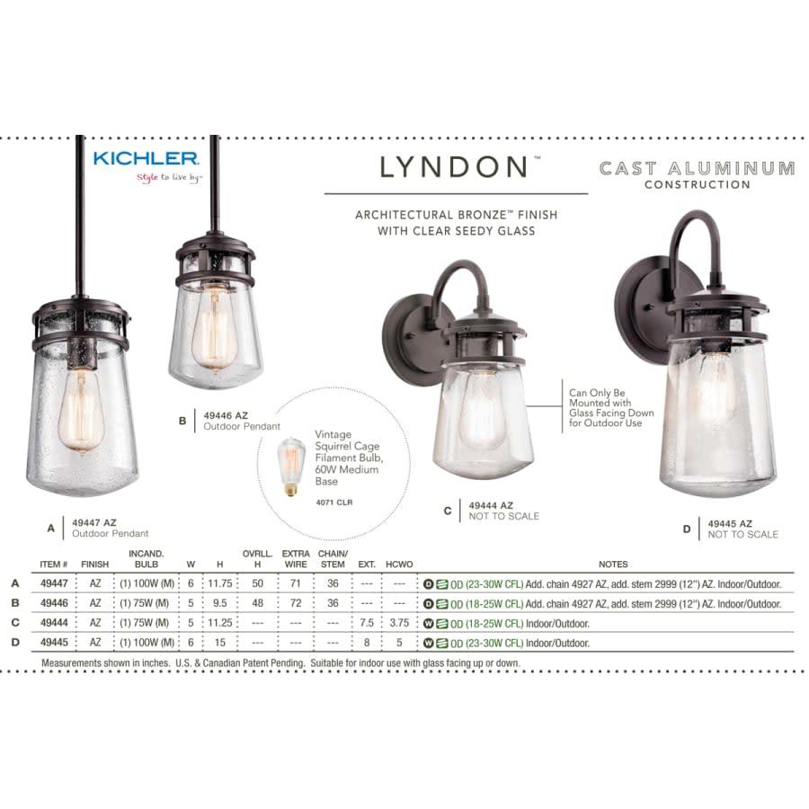 Lyndon Single Light 5" Wide Mini Outdoor Pendant with Seedy Glass Shade - ku4ssr7ouwsdmtmyhiiv@2x.jpg