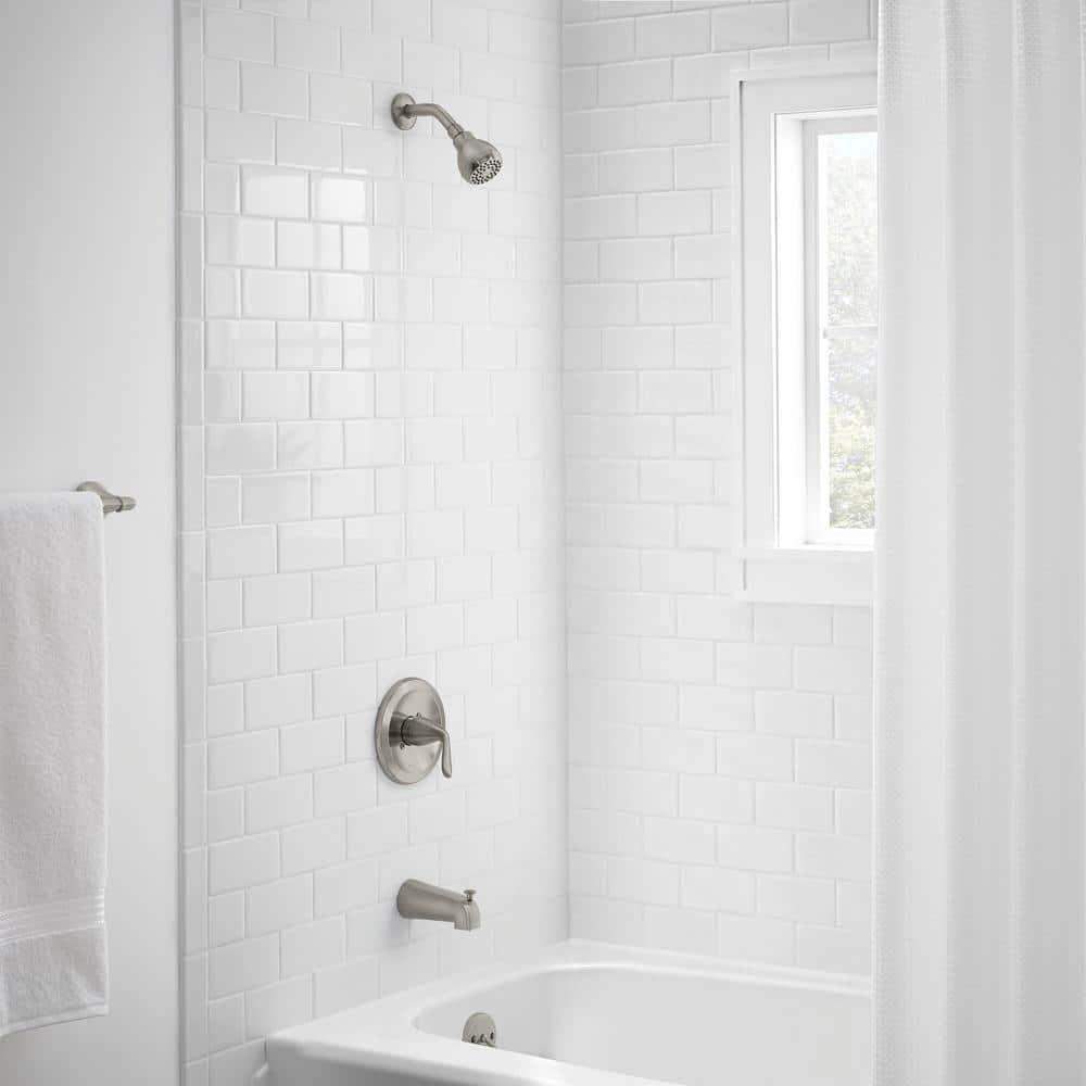 Constructor Single-Handle 1-Spray Tub and Shower Faucet in Brushed Nickel (Valve Included) - kuc7yxl6hrhgzqnezi7f@2x.jpg