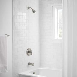 Constructor Single-Handle 1-Spray Tub and Shower Faucet in Brushed Nickel (Valve Included) - kuc7yxl6hrhgzqnezi7f@2x.jpg