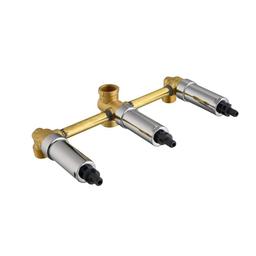 Glacier Bay Aragon Triple Handle 1-Spray Tub and Shower Faucet 1.8 GPM in Chrome (Valve Included) - kuojsszvsufkov90nwho@2x.jpg