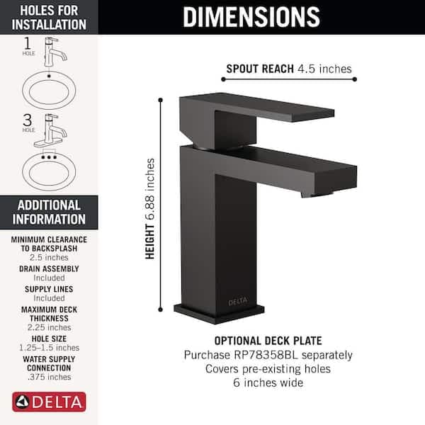 Delta Modern 1-Spray Shower Faucet with Single Handle Single Hole Bathroom Faucet in Matte Black FVS3-MO0301-BL - kvkbwbvsq4pczrr6bcdf@2x.jpg