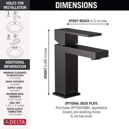 Delta Modern 1-Spray Shower Faucet with Single Handle Single Hole Bathroom Faucet in Matte Black FVS3-MO0301-BL - kvkbwbvsq4pczrr6bcdf@2x.jpg