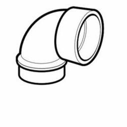 DWV Street Vent 90 deg Elbow, 2 in, Spigot x Hub, ABS - kwgysygcseyvrooo155i_x500.jpg