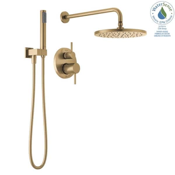 Delta Modern Gold 1-Spray Raincan Wall Mount Fixed and Handheld Shower Head 1.75 GPM in Champagne Bronze 342702-CZ - kwliuvugi1seaklai7c0@2x.jpg