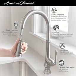Delancey Single Handle Pull-Down Spray Kitchen Faucet - kytggxiwu1ybthsasnbs@2x.jpg