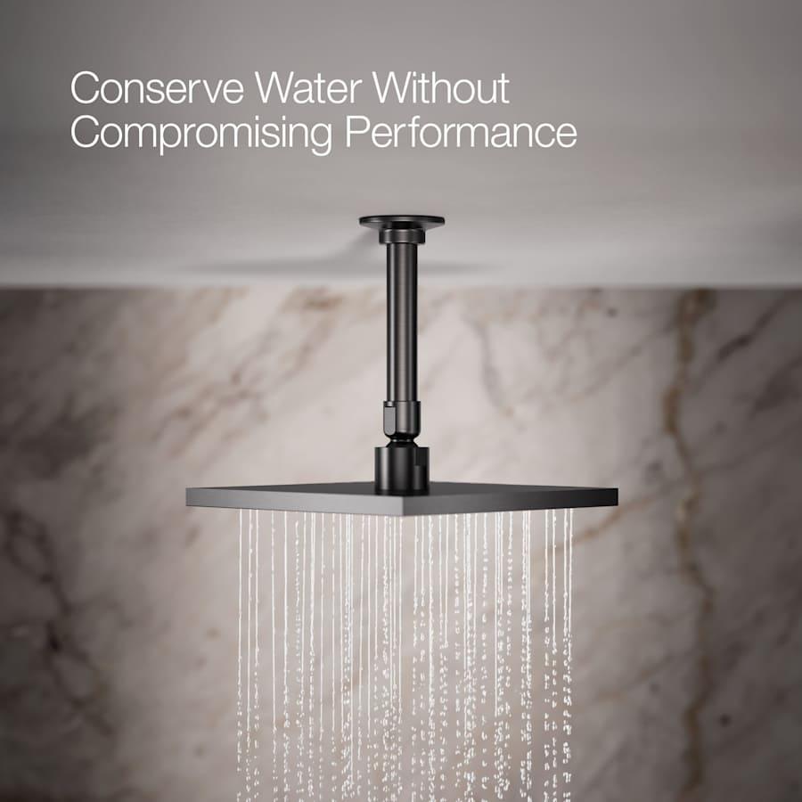 Contemporary Square 8" Single Function 2.5 GPM Rainhead with MasterClean Sprayface and Katalyst Air-Induction Technology - kz33nhhg8nhgktpkhzgd@2x.jpg