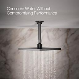 Contemporary Square 8" Single Function 2.5 GPM Rainhead with MasterClean Sprayface and Katalyst Air-Induction Technology - kz33nhhg8nhgktpkhzgd@2x.jpg