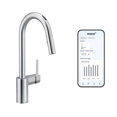 Align Smart Faucet 1.5 GPM Single Hole Pull Down Kitchen Faucet with Voice Control - kzxfvzbax0wexyq44gg2_x500.jpg