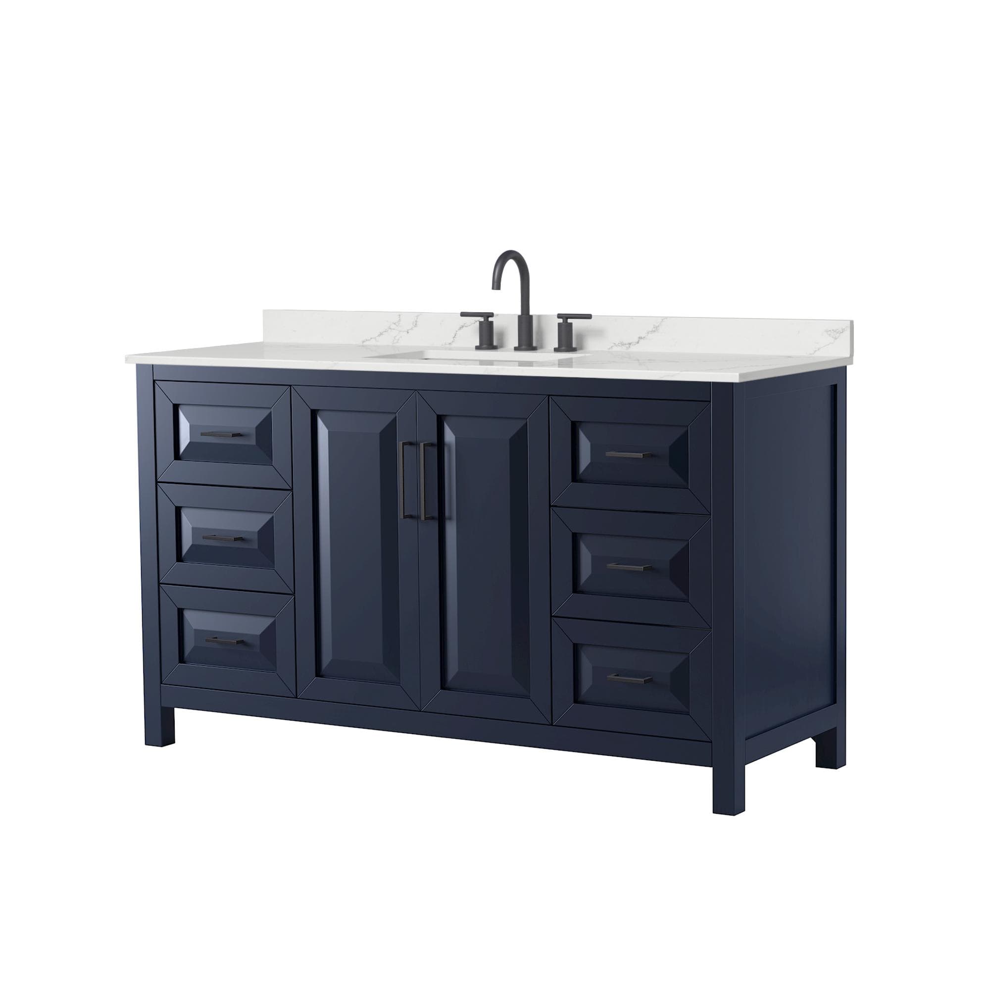 Daria Single Bathroom Vanity - 60W x 35.75H x 22D