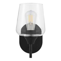 Pavlen 5.5 in. 1-Lights Black Sconce with Clear Glass Shade - laly4zcjnupcp04mk62a@2x.jpg