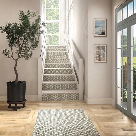 Unglazed Mosaics Ice White/Light Smoke/Diamond Hexagon 1X1 Matte - largvvdcepfydo3lrxn7@2x.jpg