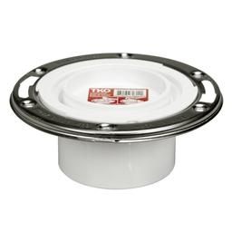 Adjustable Knockout Closet Flange, 4 x 3 in, Hub, PVC - lb3lx4psu7ejbt3ntlxf@2x.jpg