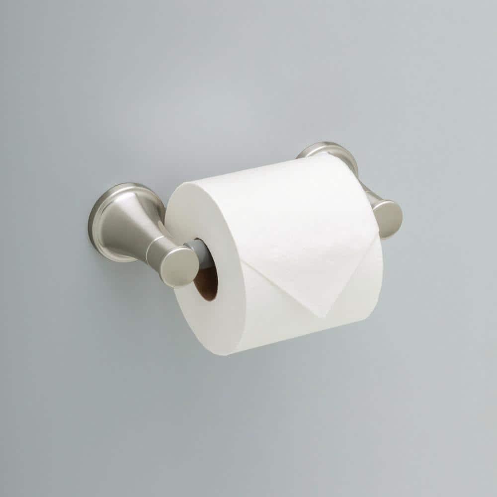 Casara Wall Mount Spring-Loaded Toilet Paper Holder Bath Hardware Accessory in Brushed Nickel - lbmaojes66iqdtm34p5n@2x.jpg
