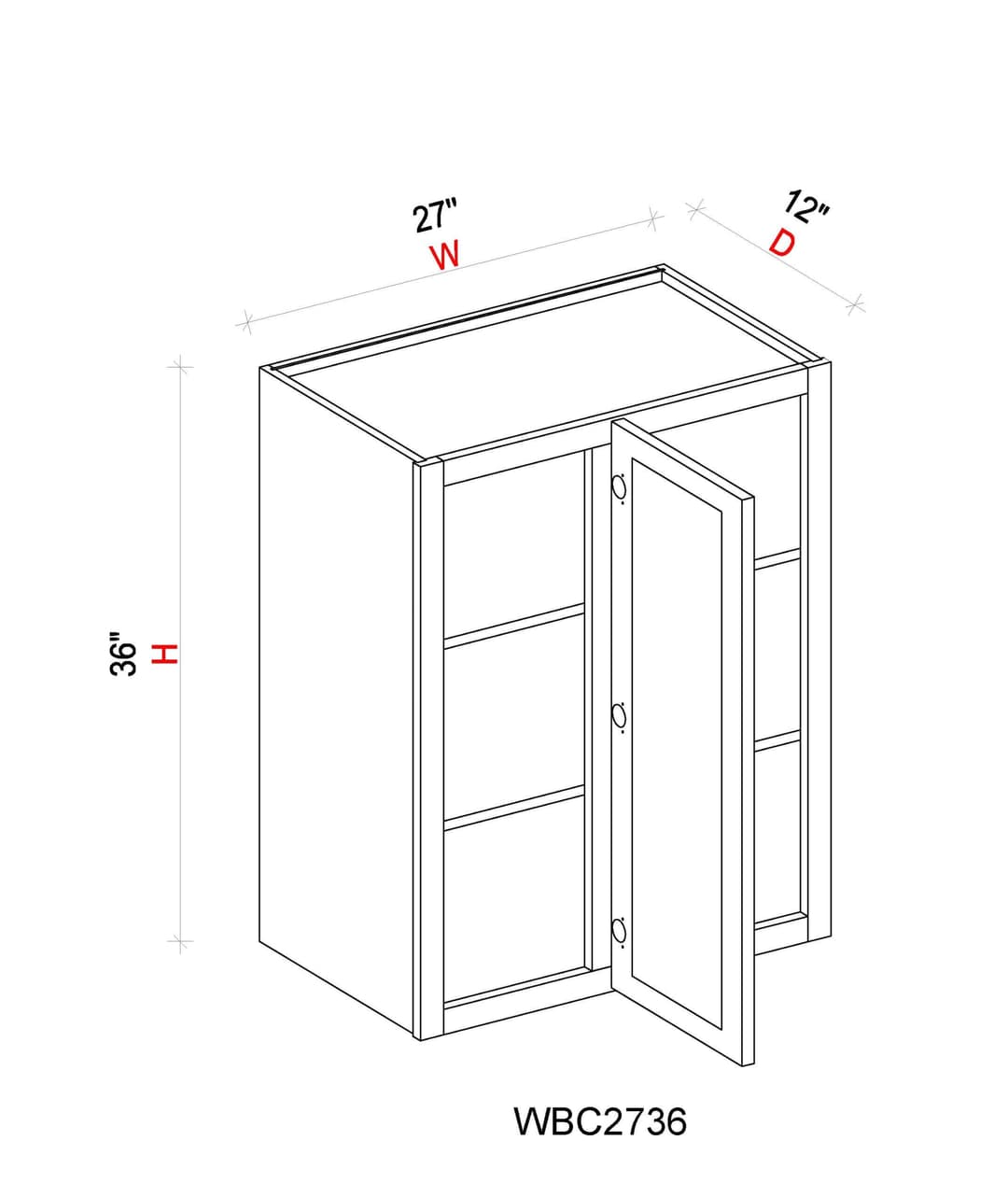 Wall Blind Corner Cabinet - 27"W x 36"H x 12"D - lc6vpgrvntcghsnwrpc6@2x.jpg