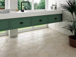 Makoto 10" x 11.5" Hexagon Matte Porcelain Tile in Tatami Beige - lc7hu0h8xjnvwowzrinz@2x.jpg