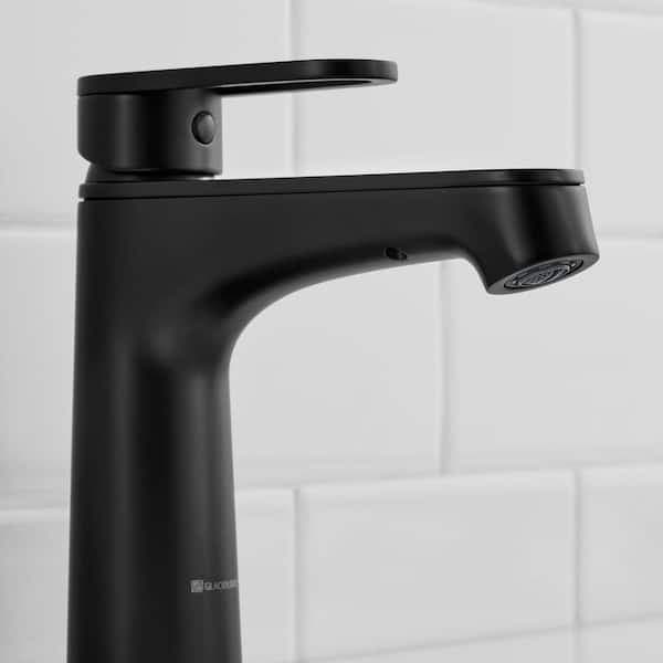 Glacier Bay Kendrick Single Hole Single-Handle Bathroom Faucet in Matte Black HD67958W-6510H - lcfdf16fqzgt8lnvwknj@2x.jpg