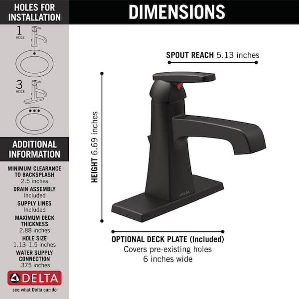 Delta Ashlyn Single Hole Single-Handle Bathroom Faucet in Matte Black 564-BLMPU-DST - ldlo1odvuk3sryma8d1q@2x.jpg