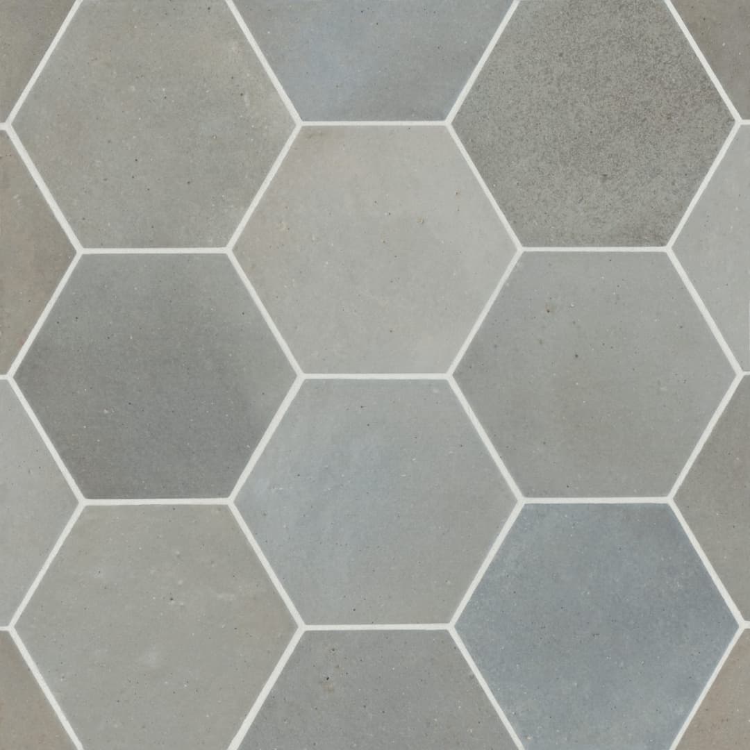 Celine 4" Hexagon Matte Porcelain Floor and Wall Tile in Blue - lfdxacvrhlez8lte0swh@2x.jpg